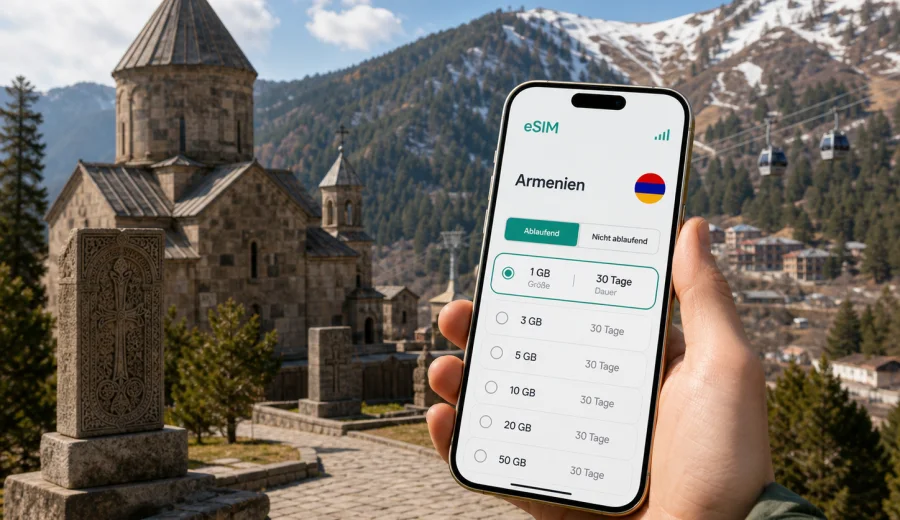 Tsaghkadzor eSIM: Internet für die Reise