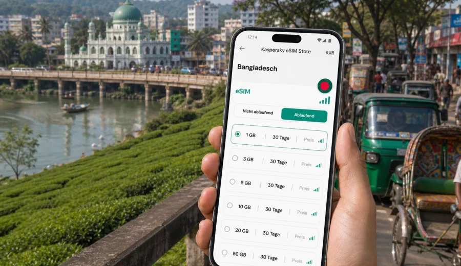 Sylhet eSIM: mobiles Internet für die Reise