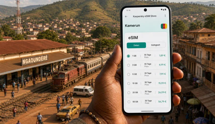 eSIM Ngaoundere: mobiles Internet in Kamerun
