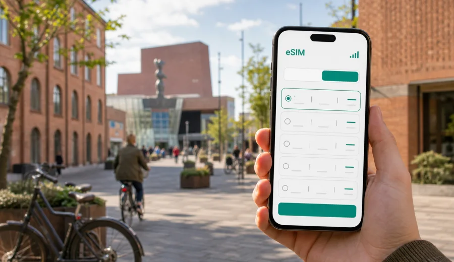 Herning eSIM: Internet und mobile Verbindung