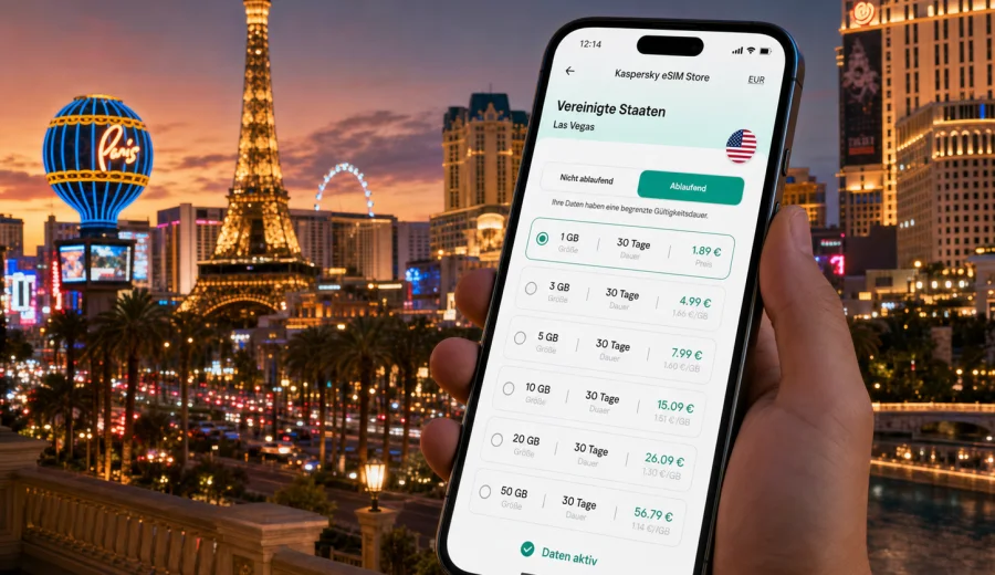 Las Vegas eSIM: Internet für Ihre Reise