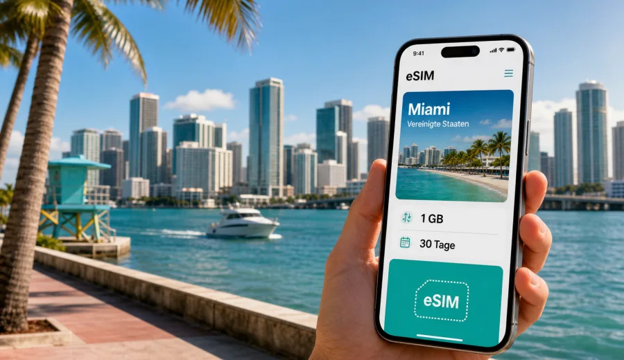 Miami eSIM: Internet und mobile Verbindung