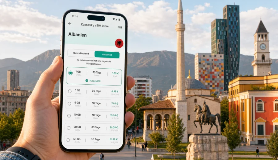 Tirana eSIM: mobiles Internet für Ihre Reise