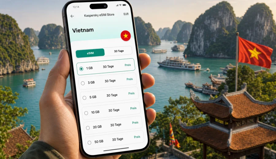 eSIM Vietnam: mobile Verbindung und Internet