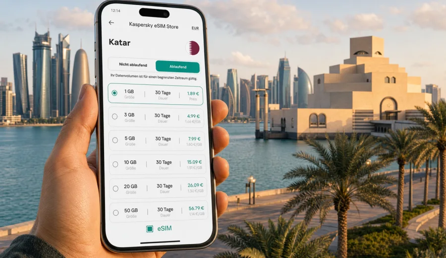 eSIM Katar: mobiles Internet für Ihre Reise