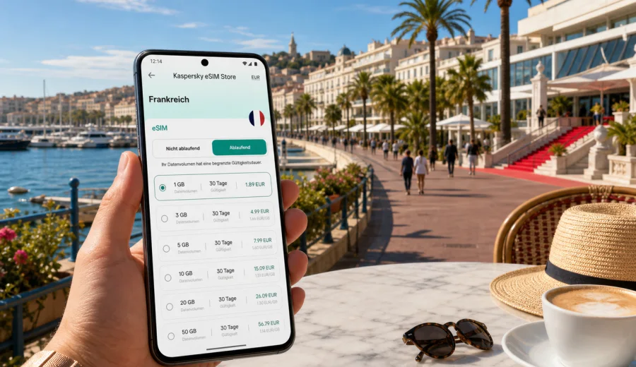 Cannes eSIM: Internet und mobile Verbindung