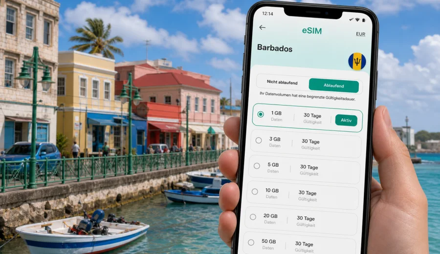 Speightstown eSIM: Internet für Barbados