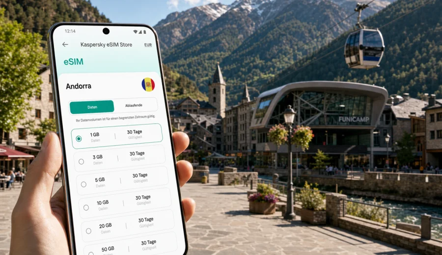 eSIM Encamp: Internet für Ihre Andorra-Reise