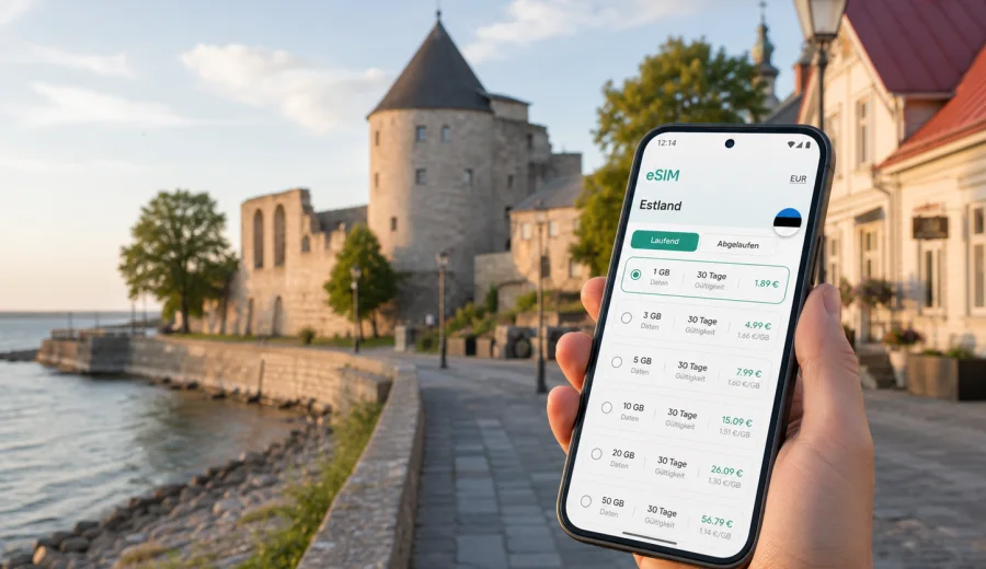 Haapsalu eSIM: mobiles Internet in Estland