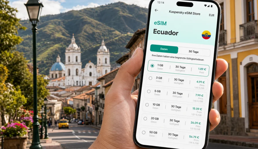 Loja eSIM: mobiles Internet für Ecuador