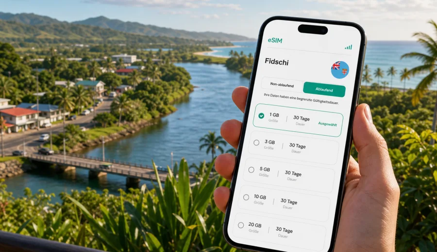 Sigatoka eSIM: Internet für Fidschi-Reisen