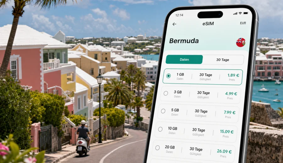 Devonshire eSIM: Internet auf Bermuda