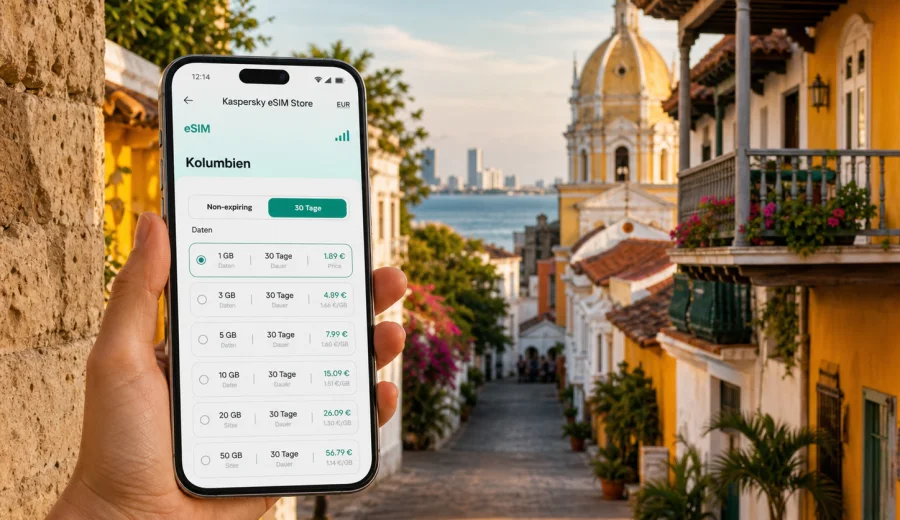 Cartagena eSIM: mobiles Internet in Kolumbien