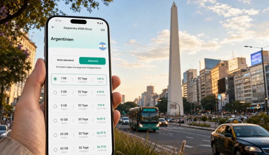 Buenos Aires eSIM: mobiles Internet