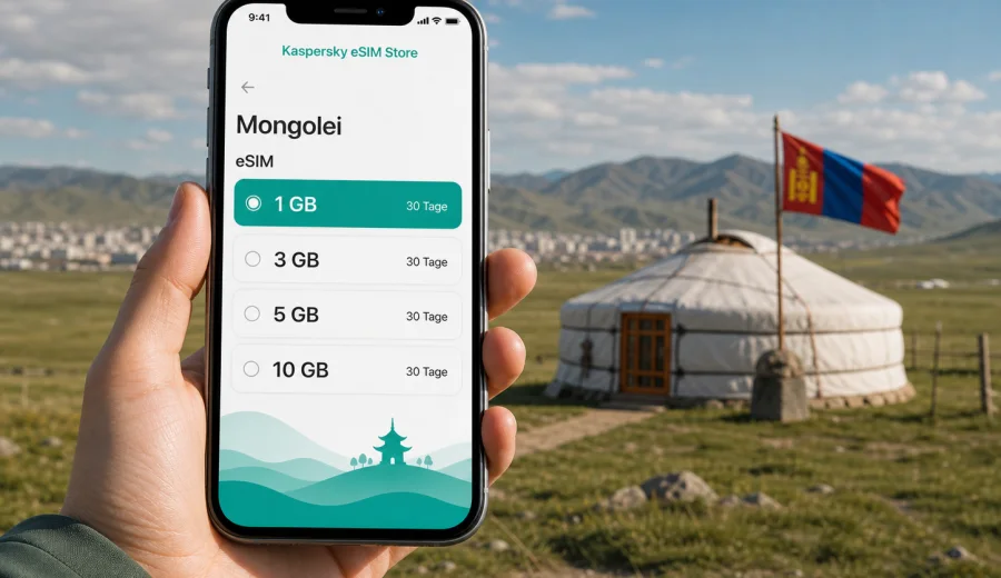eSIM Mongolei: mobile Verbindung und Internet