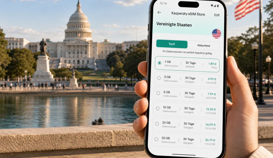 Washington DC eSIM: Internet für Ihre Reise