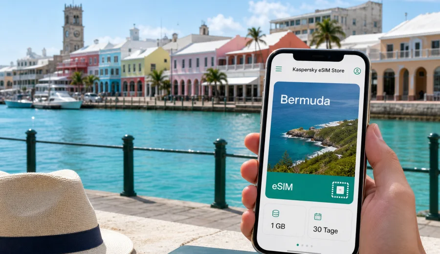 Hamilton eSIM: Internet für Bermuda-Reisen