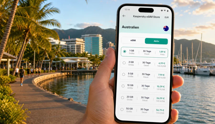 Cairns eSIM: Internet und mobile Verbindung