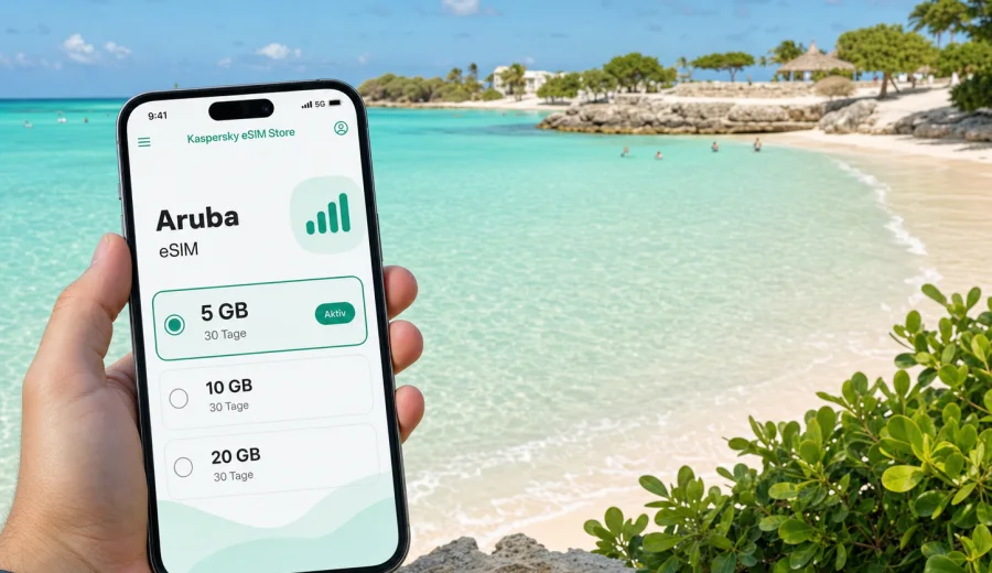 Baby Beach eSIM: mobiles Internet für Aruba