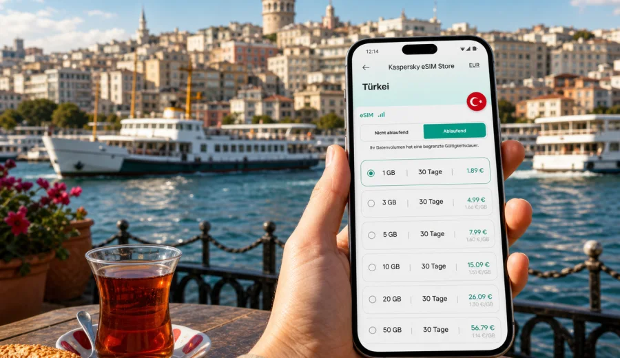 Istanbul eSIM: mobiles Internet in der Stadt