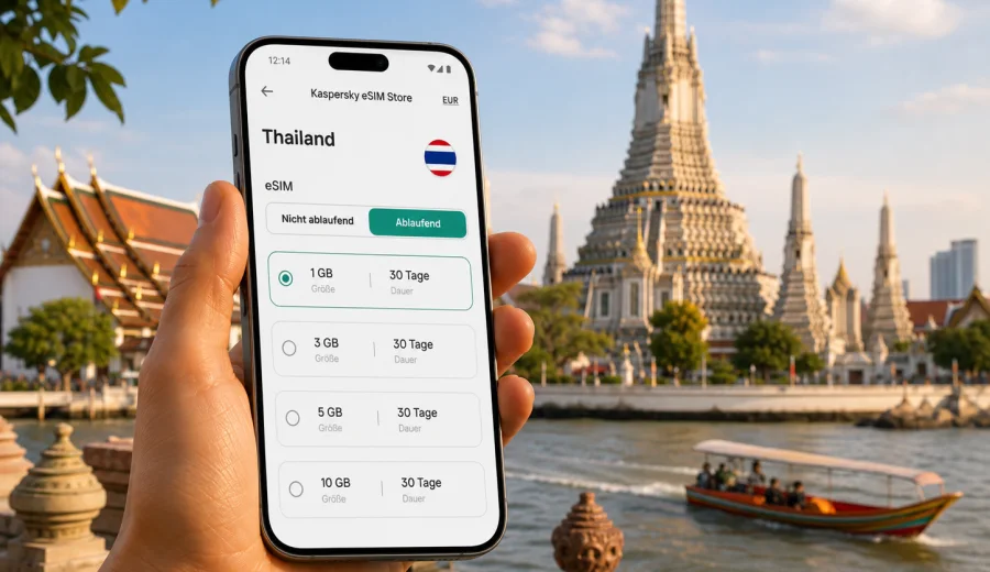 Thailand eSIM: mobile Verbindung und Internet