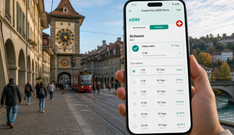 Bern eSIM: mobiles Internet in der Schweiz