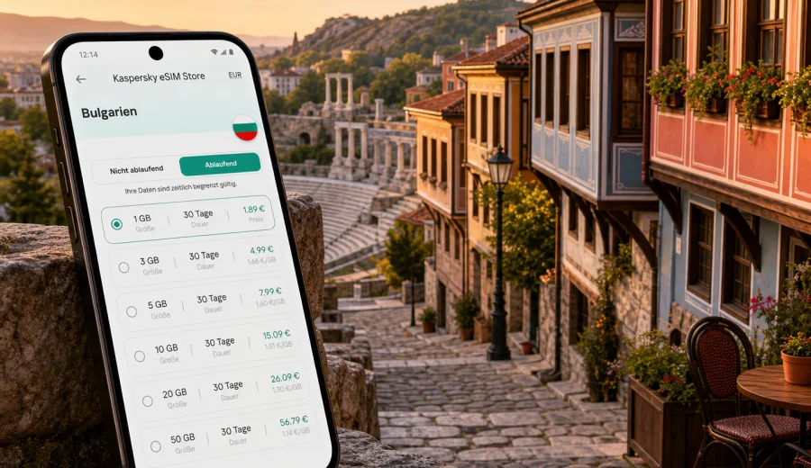 Plovdiv eSIM: mobiles Internet für die Reise