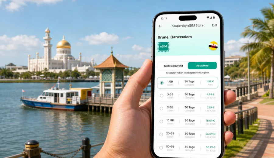 Muara eSIM: Internet für Brunei-Reisen