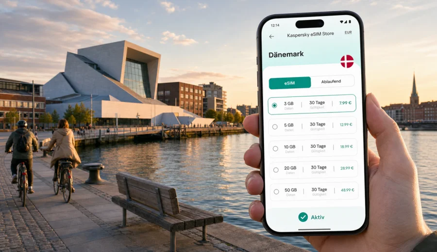 Aalborg eSIM: mobiles Internet für die Reise