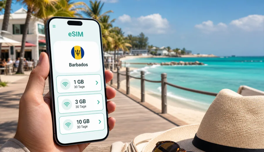 Hastings eSIM: Internet für Barbados-Reisen