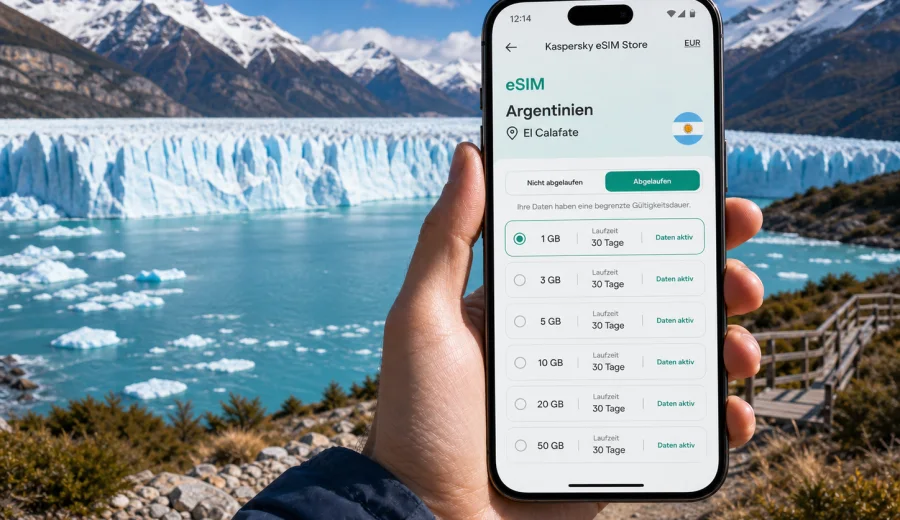 El Calafate eSIM: Internet in Patagonien