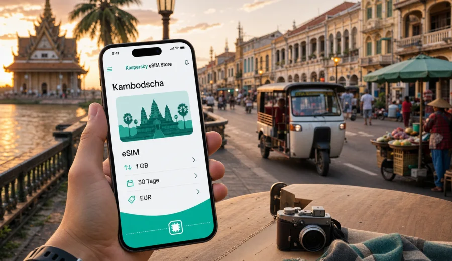Battambang eSIM: Internet und Verbindung
