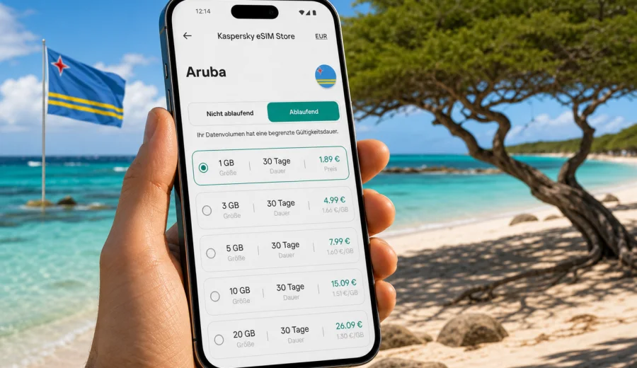eSIM Aruba: mobile Verbindung und Internet