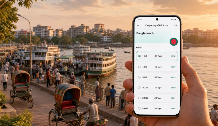 Barisal eSIM: Internet für die Reise