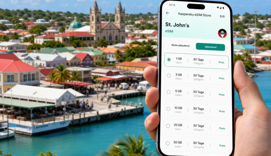 eSIM St. John's: mobiles Internet für die Reise
