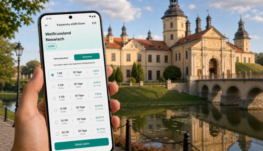 Neswisch eSIM: Internet für die Reise