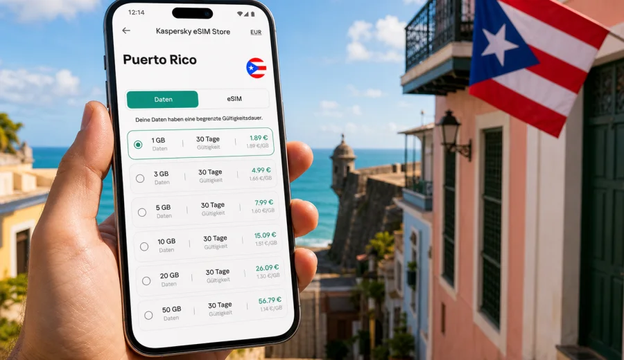 eSIM Puerto Rico: Internet für die Reise