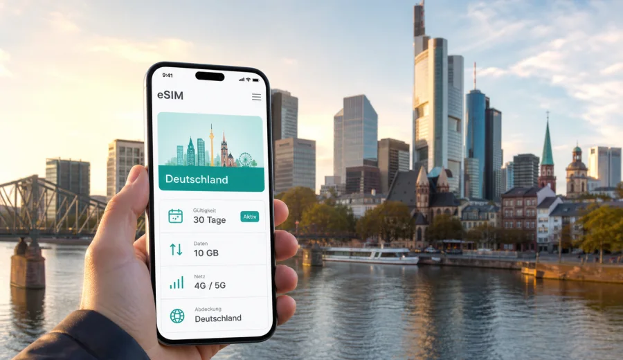 eSIM Frankfurt: Internet und mobile Verbindung