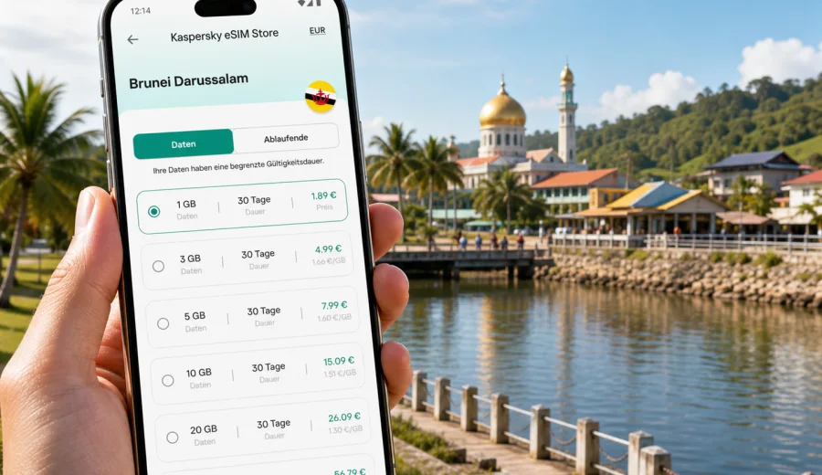 Tutong eSIM für mobiles Internet