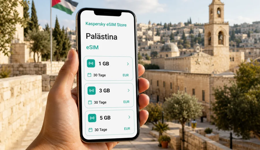 eSIM Palästina: Internet für Ihre Reise