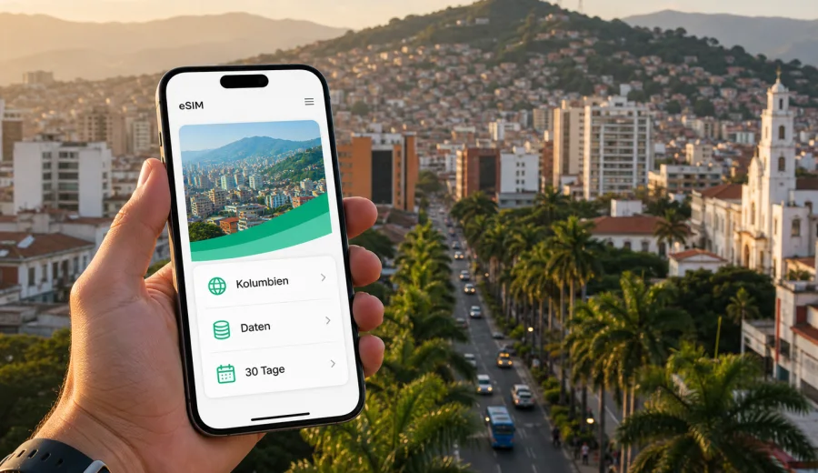 Cali eSIM: mobiles Internet für Kolumbien