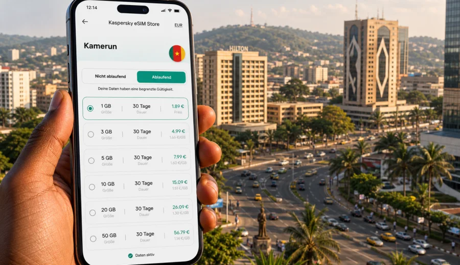 Yaoundé eSIM: Internet für Ihre Reise