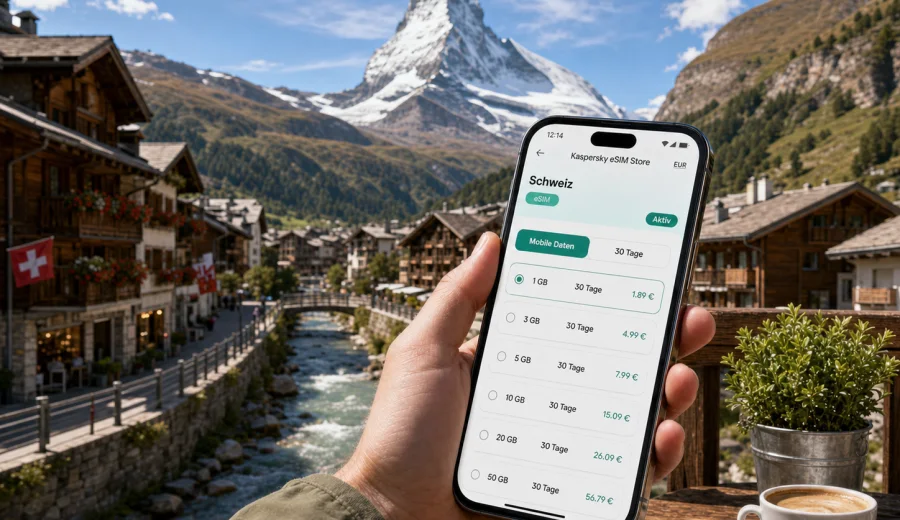 Zermatt eSIM: mobiles Internet für die Reise