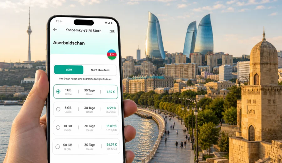 Baku eSIM: mobiles Internet für die Stadt