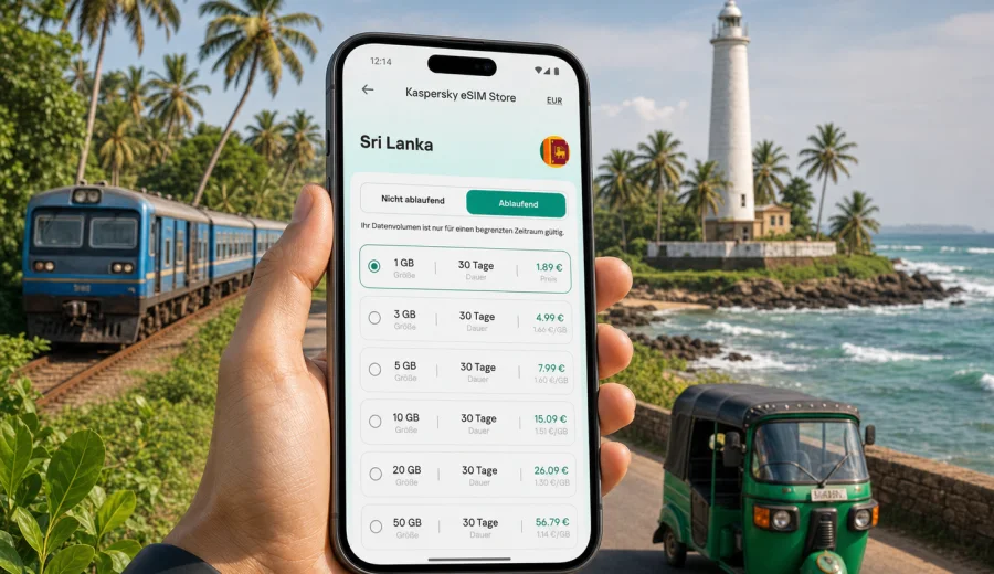 eSIM Sri Lanka: Internet und mobile Verbindung