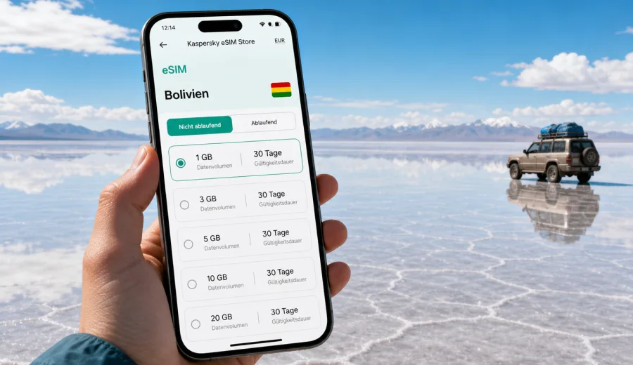 eSIM für Uyuni: mobiles Internet auf Reisen