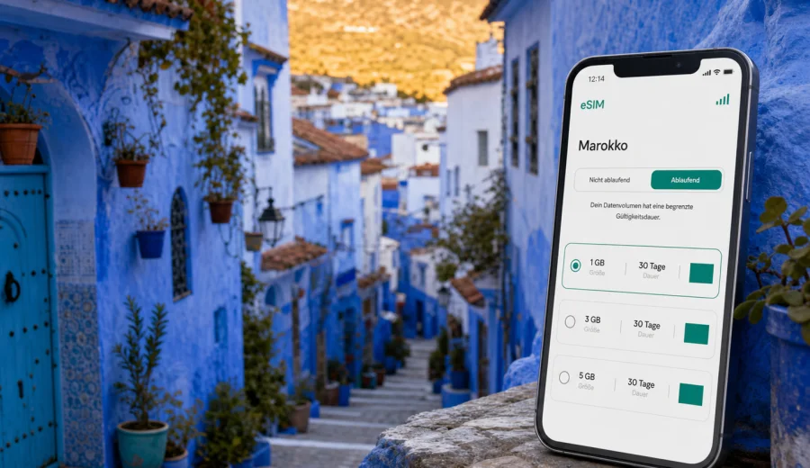 Chefchaouen eSIM: Internet und mobile Verbindung