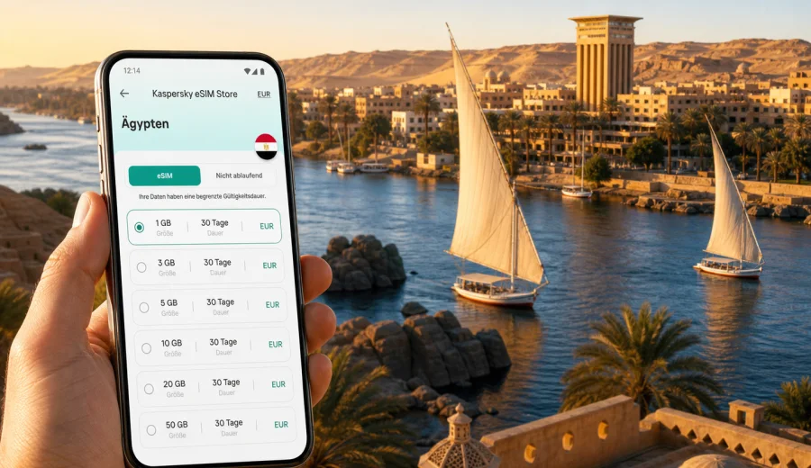 Assuan eSIM: mobiles Internet für die Reise