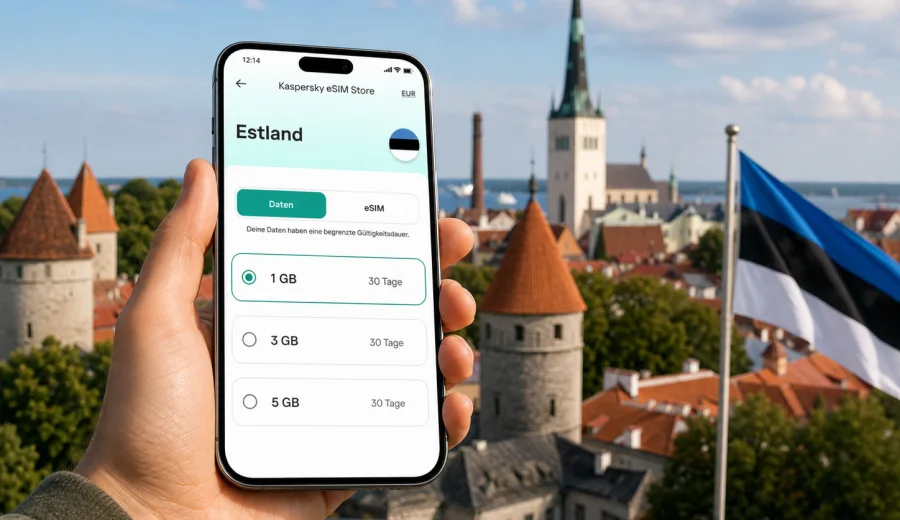 eSIM Estland: mobiles Internet auf Reisen