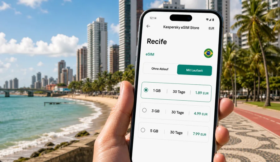 eSIM Recife: mobiles Internet für die Reise